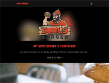 Tablet Screenshot of burlyburger.com